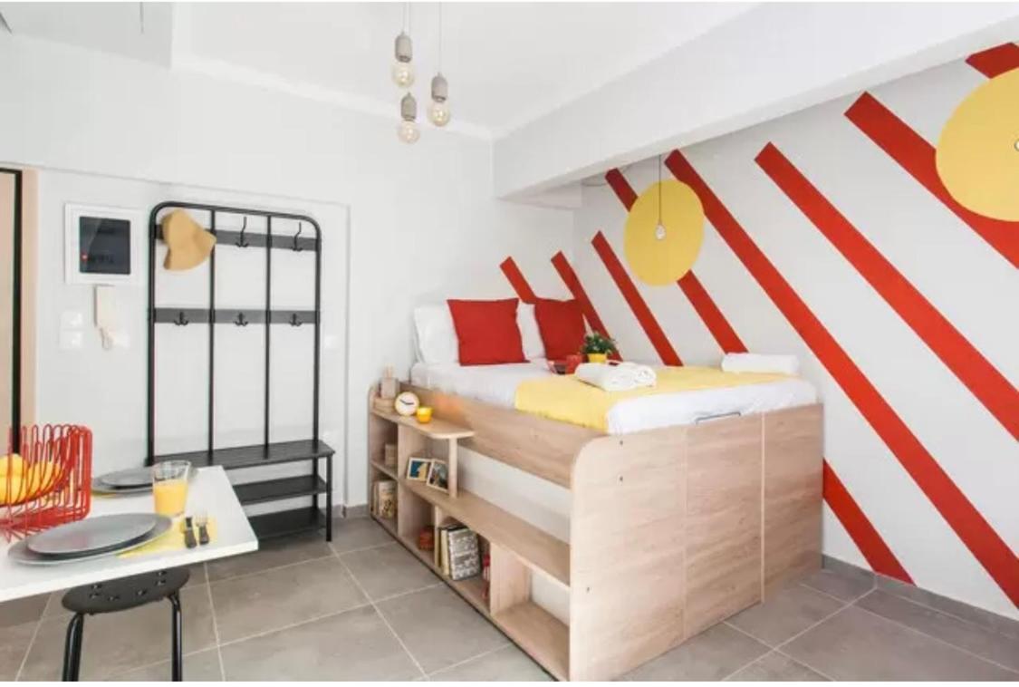 Colorful Apartment In เอเธนส์ ภายนอก รูปภาพ